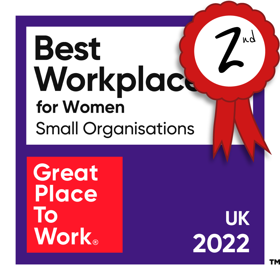 Great Place To Work For Women Small Organisation 2022 Badge
